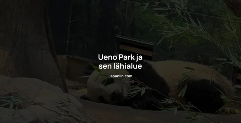 Ueno Park – Japanin viidenneksi vanhin puisto
