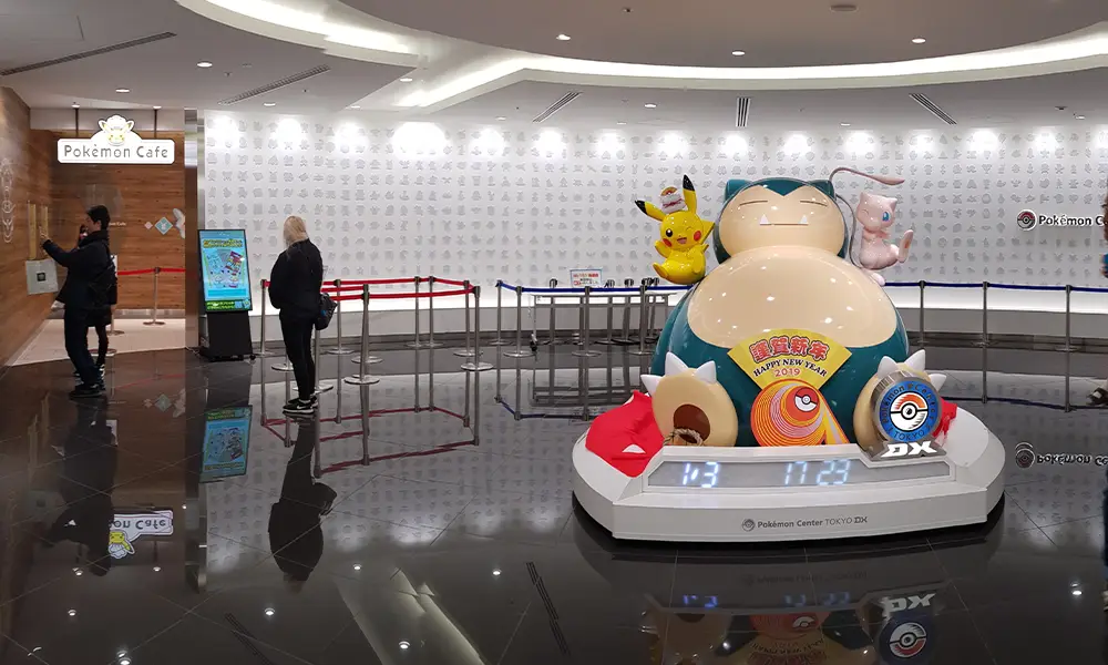 Pokemon Center Tokyo DX sisältää myös Pokemon kahvilan.