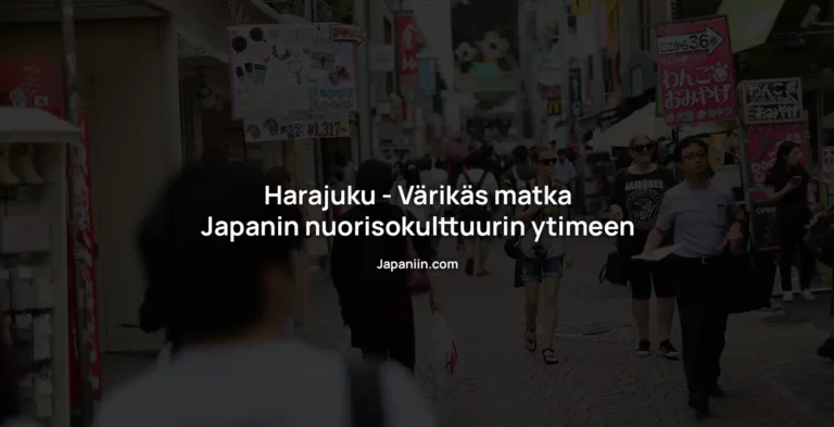 Harajuku – Värikäs matka Japanin nuorisokulttuurin ytimeen
