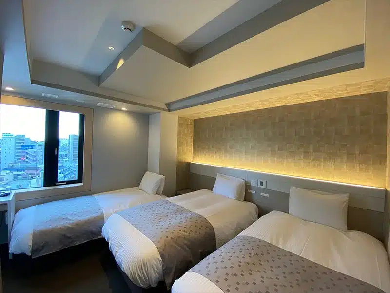 Hotel APA Keikyu Kamata Ekimae huoneita löytyy yhdellä tai useammalla sängyllä