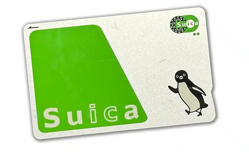 Suica -kortin maskottina on hauska pingviini.
