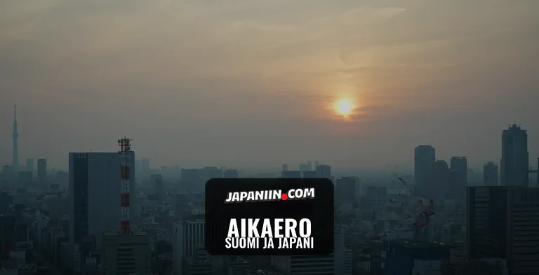 Aikaero — Suomi ja Japani